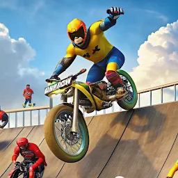Super Hero Bike Mega Ramp app icon