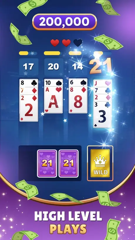 Skill Based Blackjack 21 Game screenshot 3