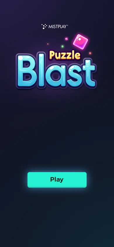 Puzzle Blast title screen — puzzle game built by Vojoy for Mistplay